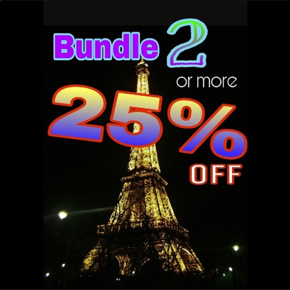 25% off on a bundle of 2 or more